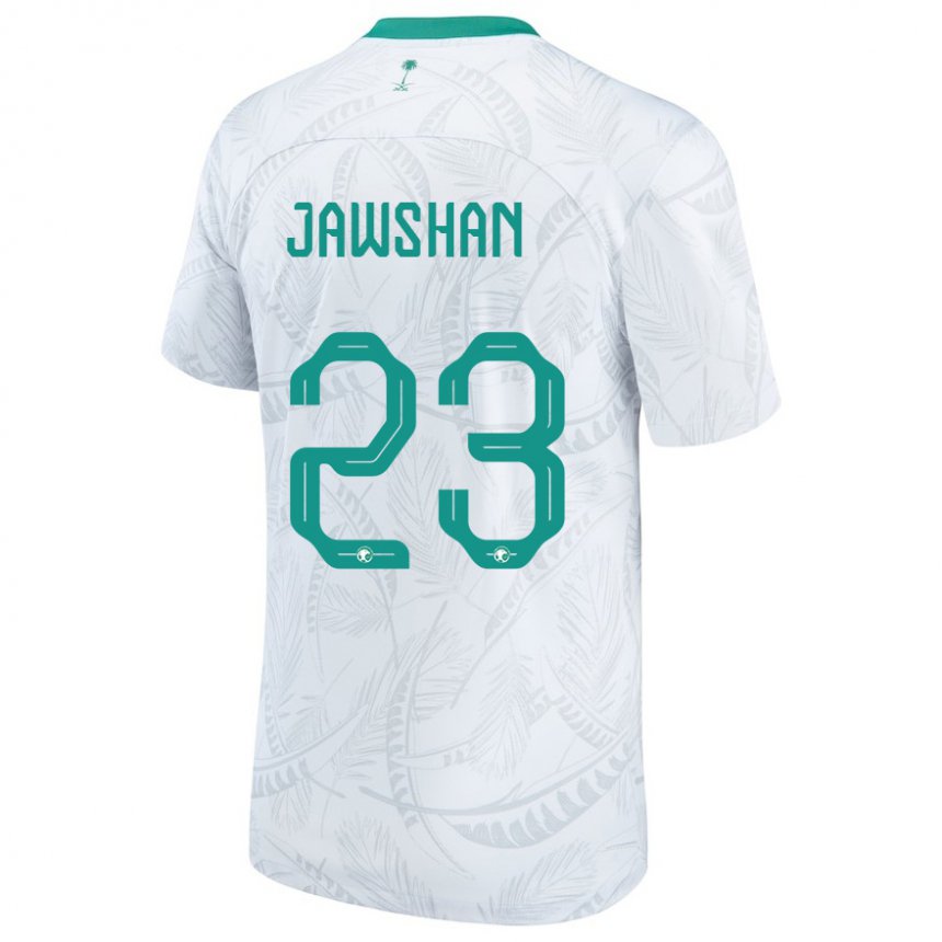 Niño Camiseta Arabia Saudita Yazeed Jawshan #23 Blanco 1ª Equipación 22-24 La Camisa Chile
