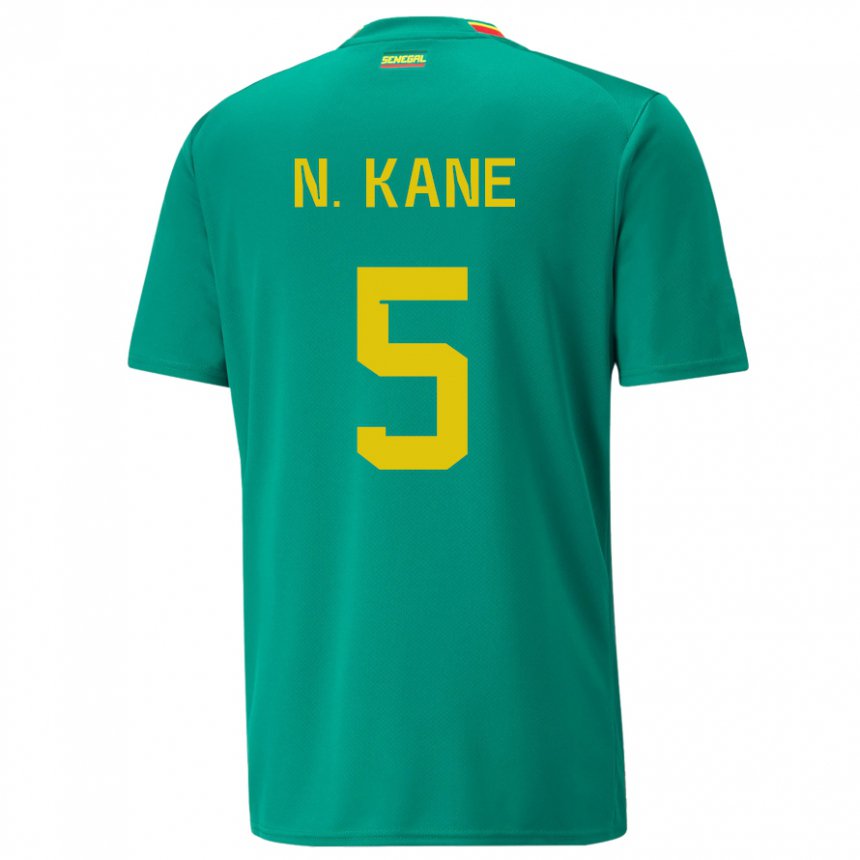 Niño Camiseta Senegal Ndeye Ndiaye Kane #5 Verde 2ª Equipación 22-24 La Camisa Chile