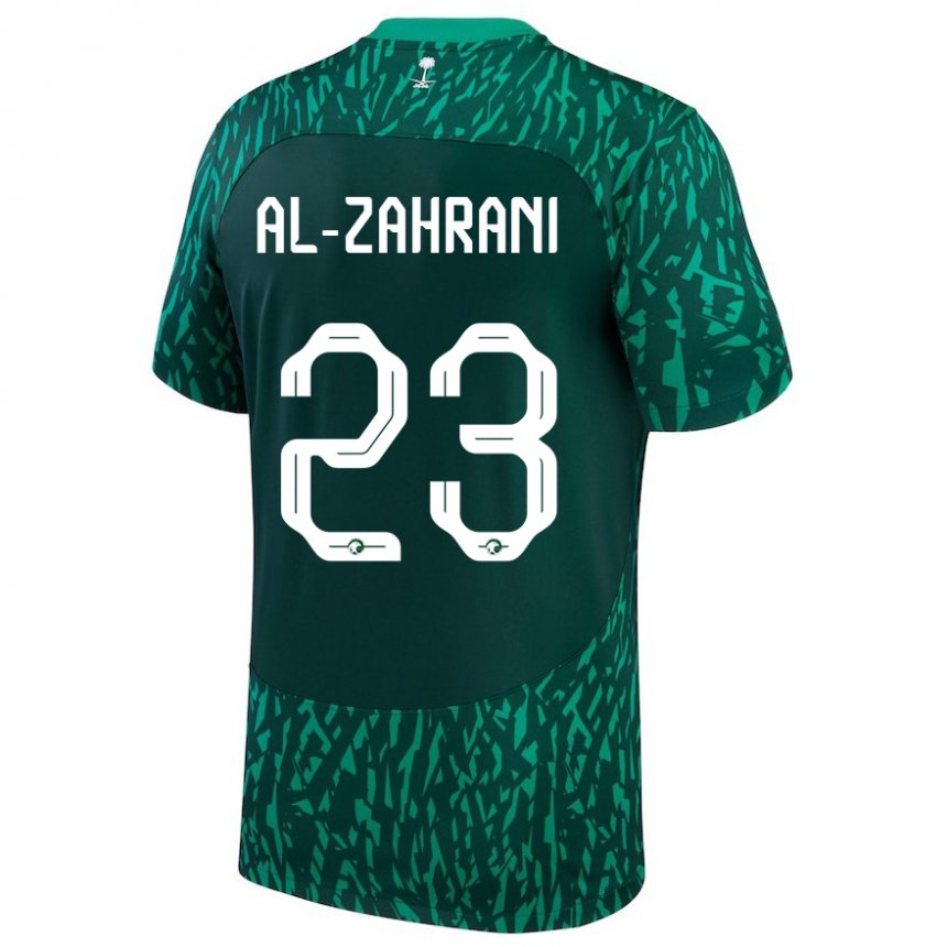 Niño Camiseta Arabia Saudita Tahani Al Zahrani #23 Verde Oscuro 2ª Equipación 22-24 La Camisa Chile
