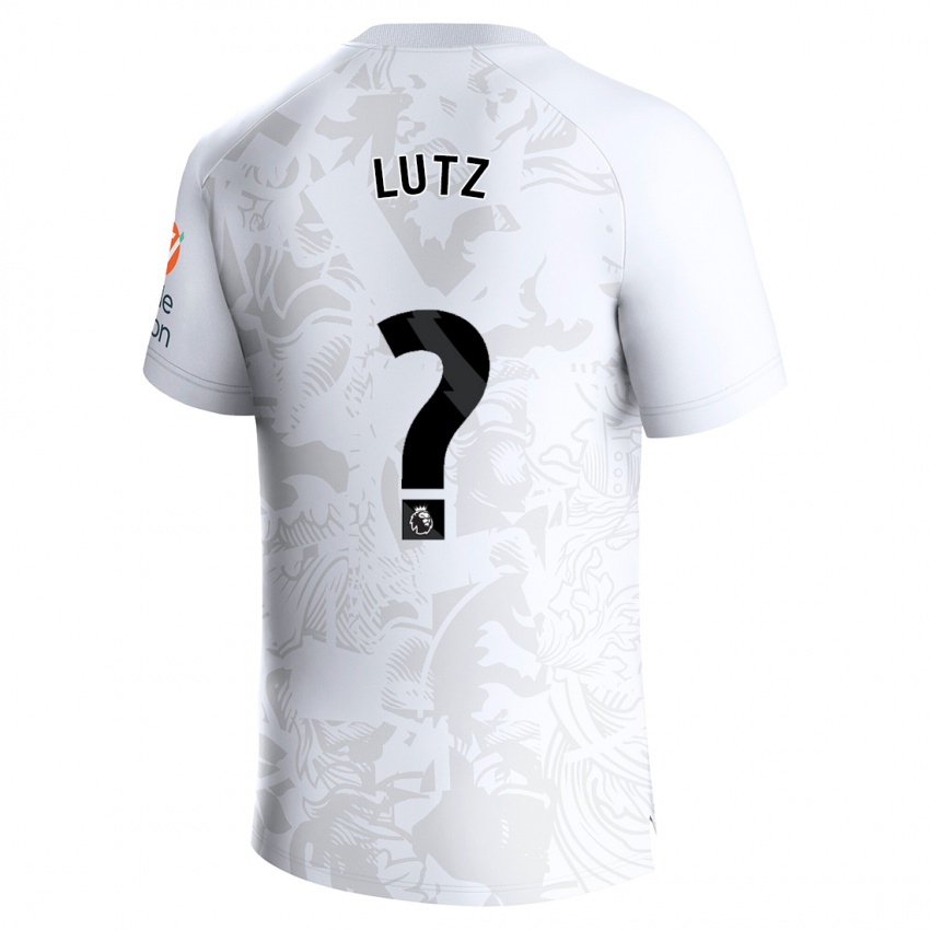 Niño Camiseta Charlie Lutz #0 Blanco 2ª Equipación 2023/24 La Camisa Chile