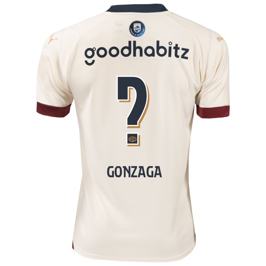 Niño Camiseta Jamal Gonzaga #0 Blanquecino 2ª Equipación 2023/24 La Camisa Chile