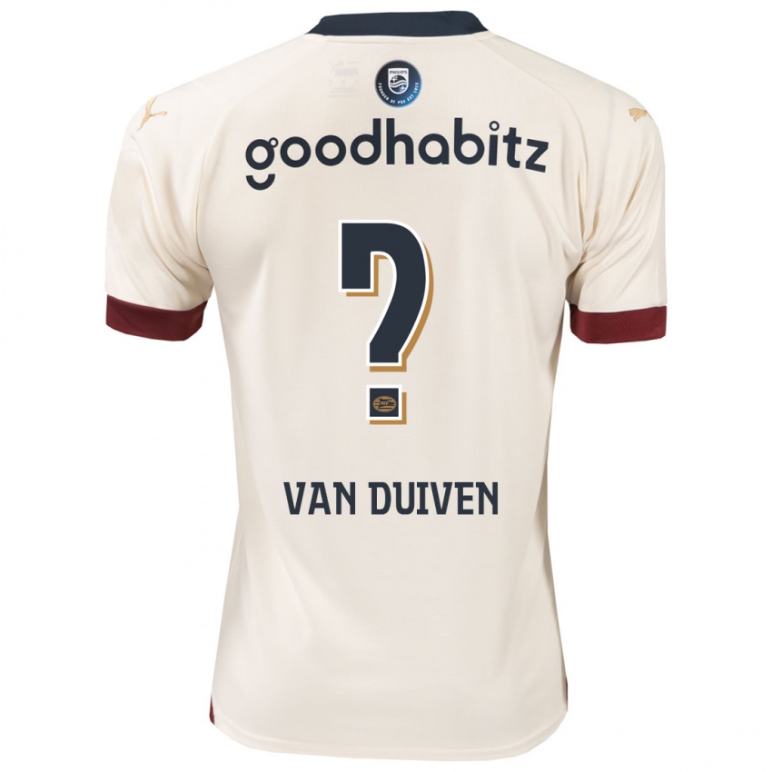 Niño Camiseta Jason Van Duiven #0 Blanquecino 2ª Equipación 2023/24 La Camisa Chile