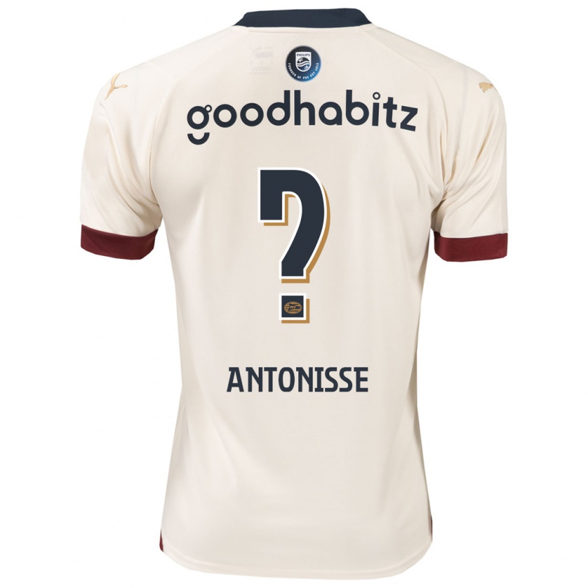 Niño Camiseta Jeremy Antonisse #0 Blanquecino 2ª Equipación 2023/24 La Camisa Chile