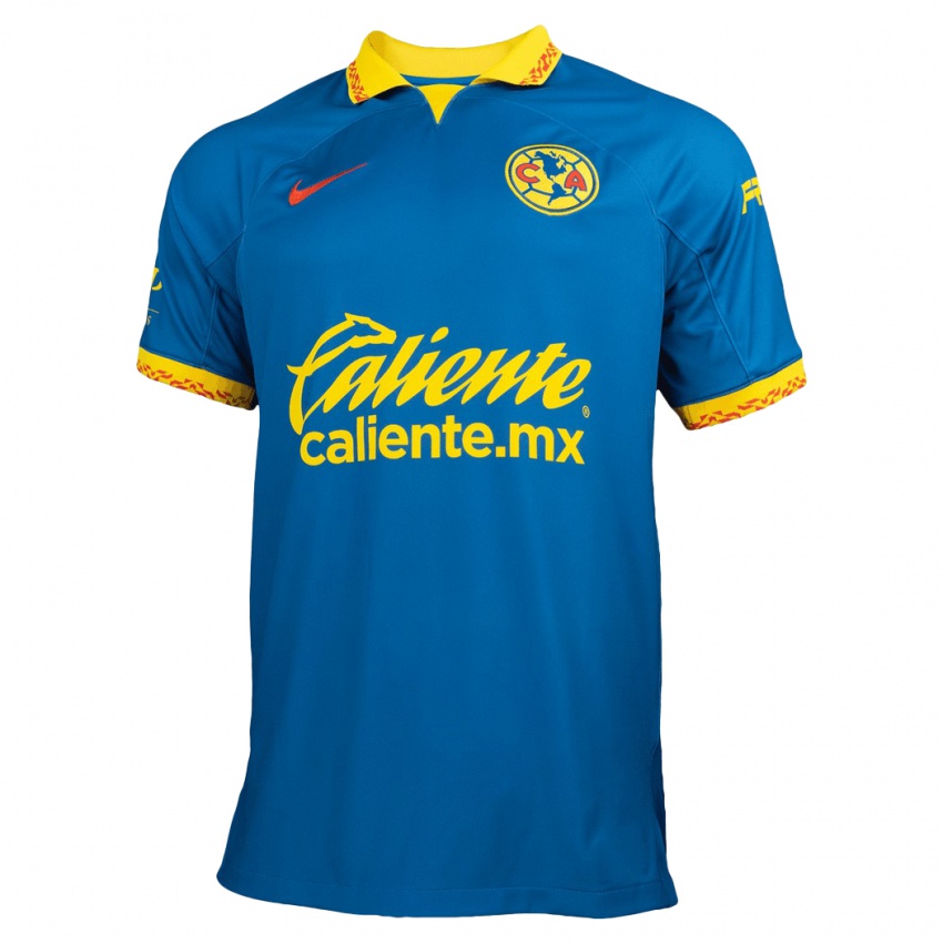 Niño Camiseta Katty Martinez #9 Azul 2ª Equipación 2023/24 La Camisa Chile