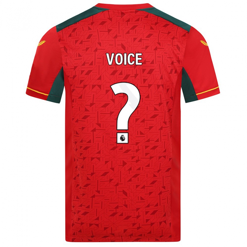 Hombre Camiseta Caden Voice #0 Rojo 2ª Equipación 2023/24 La Camisa Chile