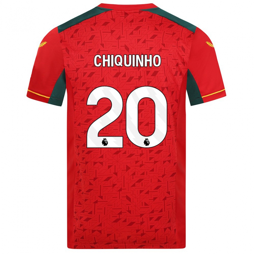 Hombre Camiseta Chiquinho #20 Rojo 2ª Equipación 2023/24 La Camisa Chile
