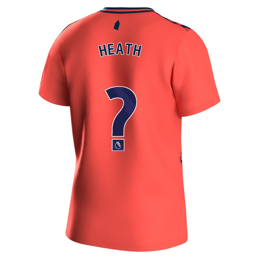 Hombre Camiseta Isaac Heath #0 Coralino 2ª Equipación 2023/24 La Camisa Chile