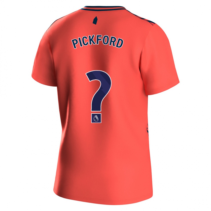 Hombre Camiseta George Pickford #0 Coralino 2ª Equipación 2023/24 La Camisa Chile