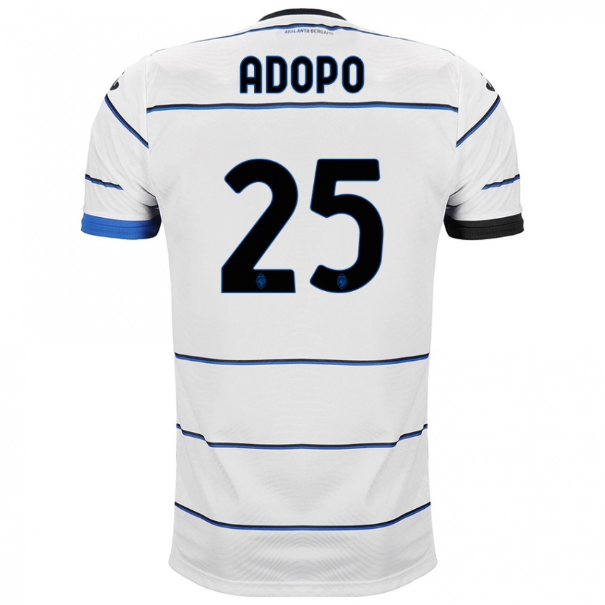 Hombre Camiseta Michel Adopo #25 Blanco 2ª Equipación 2023/24 La Camisa Chile