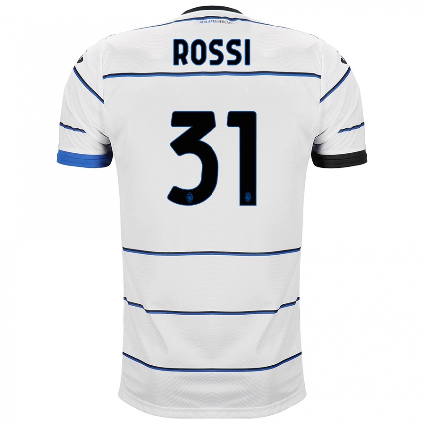 Hombre Camiseta Francesco Rossi #31 Blanco 2ª Equipación 2023/24 La Camisa Chile
