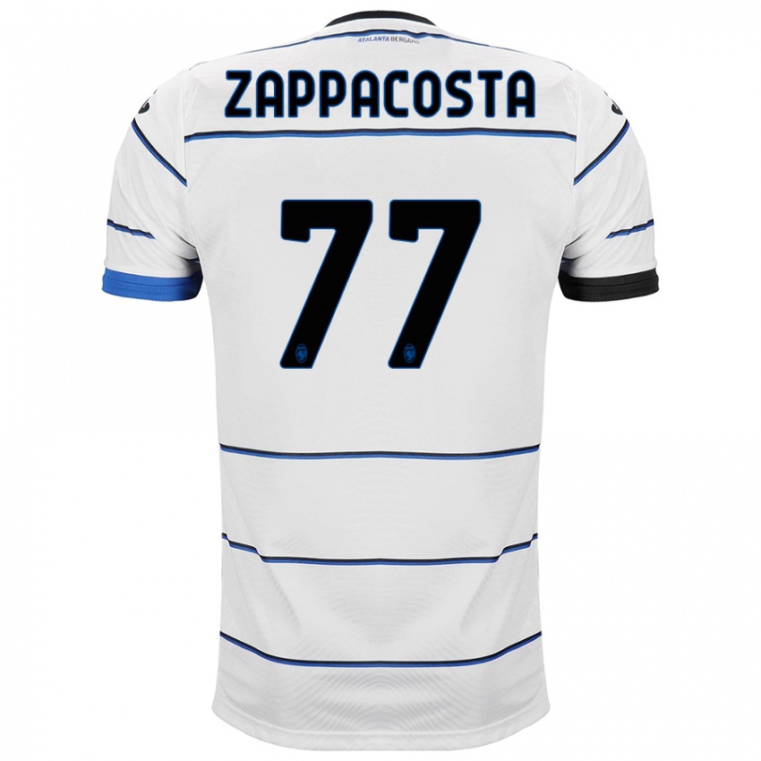 Hombre Camiseta Davide Zappacosta #77 Blanco 2ª Equipación 2023/24 La Camisa Chile