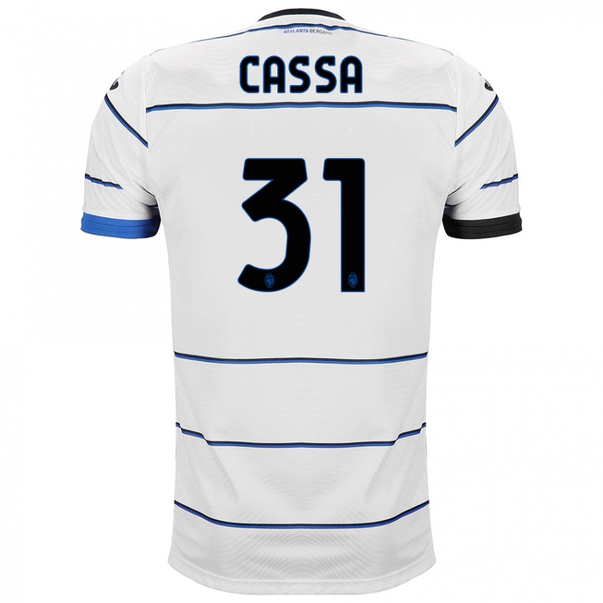 Hombre Camiseta Federico Cassa #31 Blanco 2ª Equipación 2023/24 La Camisa Chile