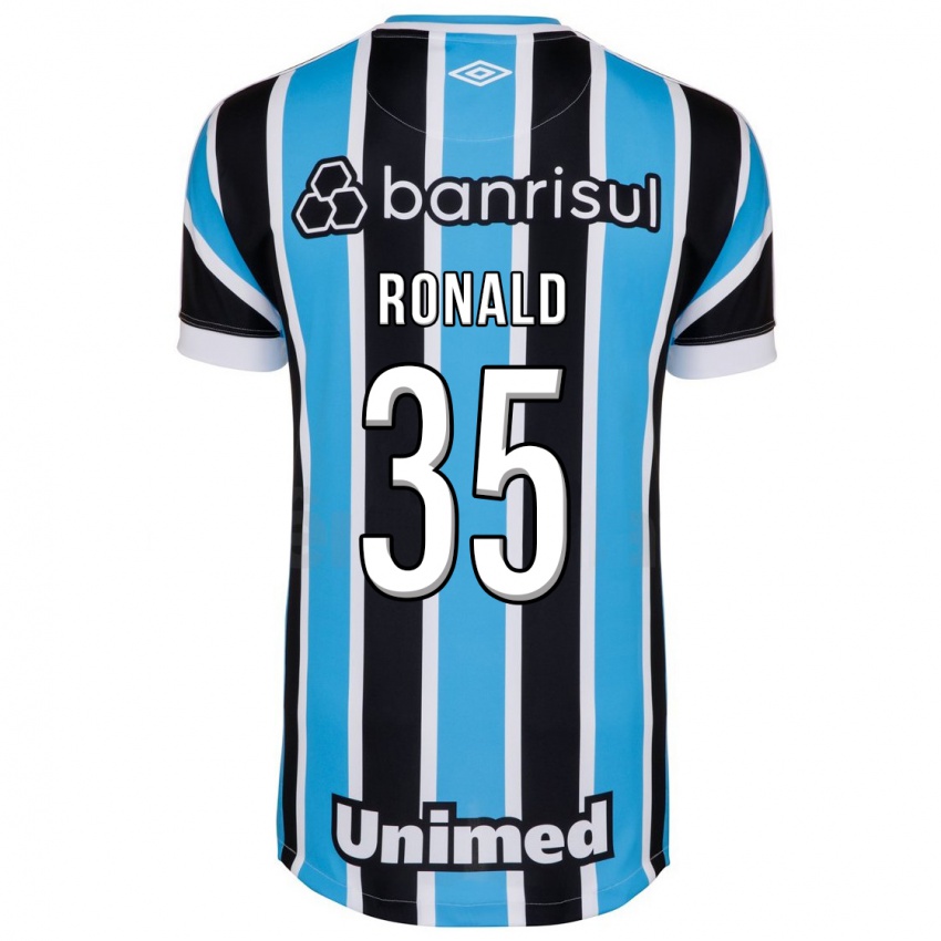 Niño Camiseta Ronald #35 Azul 1ª Equipación 2023/24 La Camisa Chile