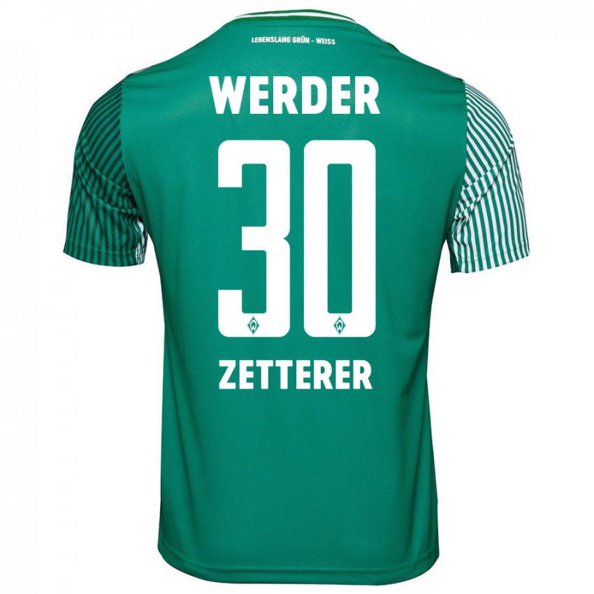 Niño Camiseta Michael Zetterer #30 Verde 1ª Equipación 2023/24 La Camisa Chile