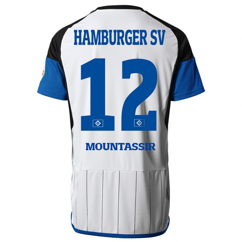Niño Camiseta Youssef Mountassir #12 Blanco 1ª Equipación 2023/24 La Camisa Chile