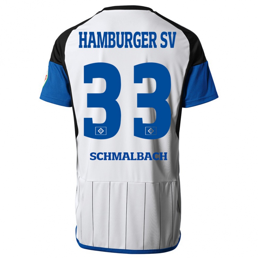 Niño Camiseta Sebastian Schmalbach #33 Blanco 1ª Equipación 2023/24 La Camisa Chile