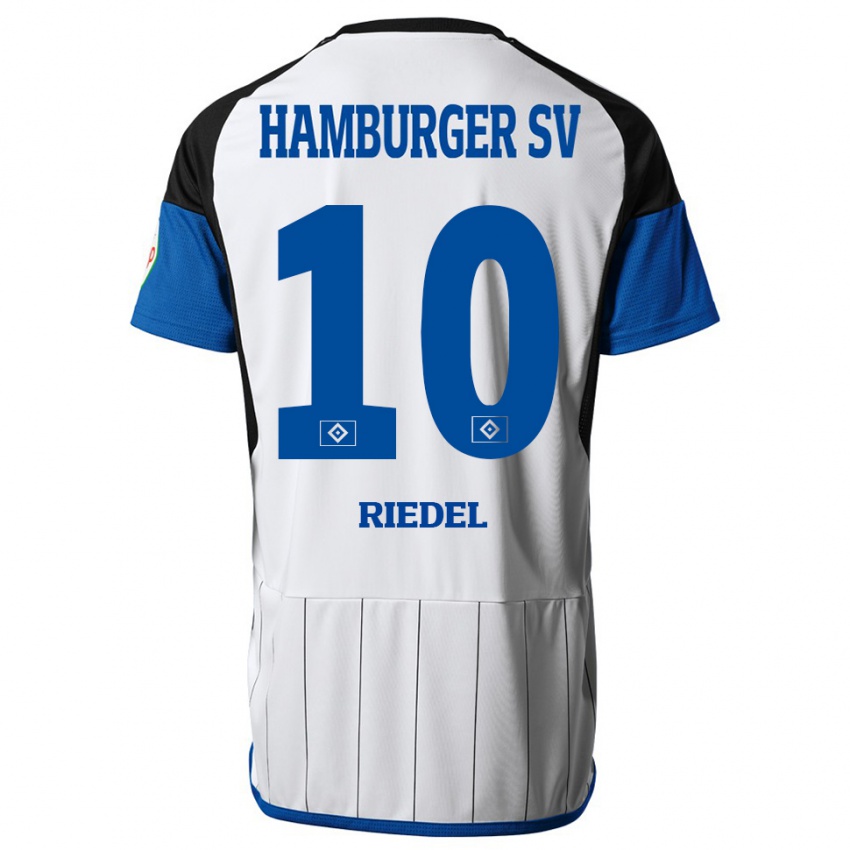 Niño Camiseta Arnaud Riedel #10 Blanco 1ª Equipación 2023/24 La Camisa Chile