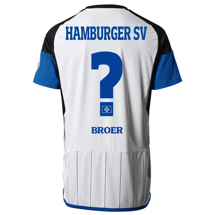 Niño Camiseta Yannick Tim Bröer #0 Blanco 1ª Equipación 2023/24 La Camisa Chile