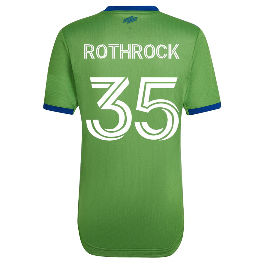Niño Camiseta Paul Rothrock #35 Verde 1ª Equipación 2023/24 La Camisa Chile
