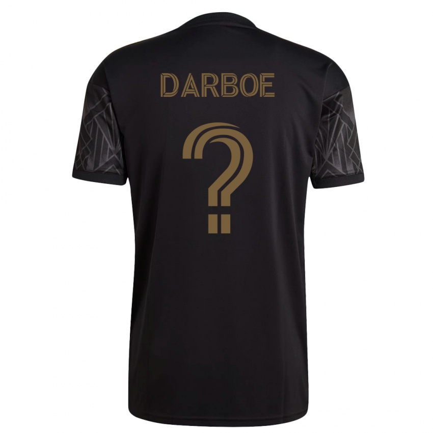 Niño Camiseta Bajung Darboe #0 Negro 1ª Equipación 2023/24 La Camisa Chile