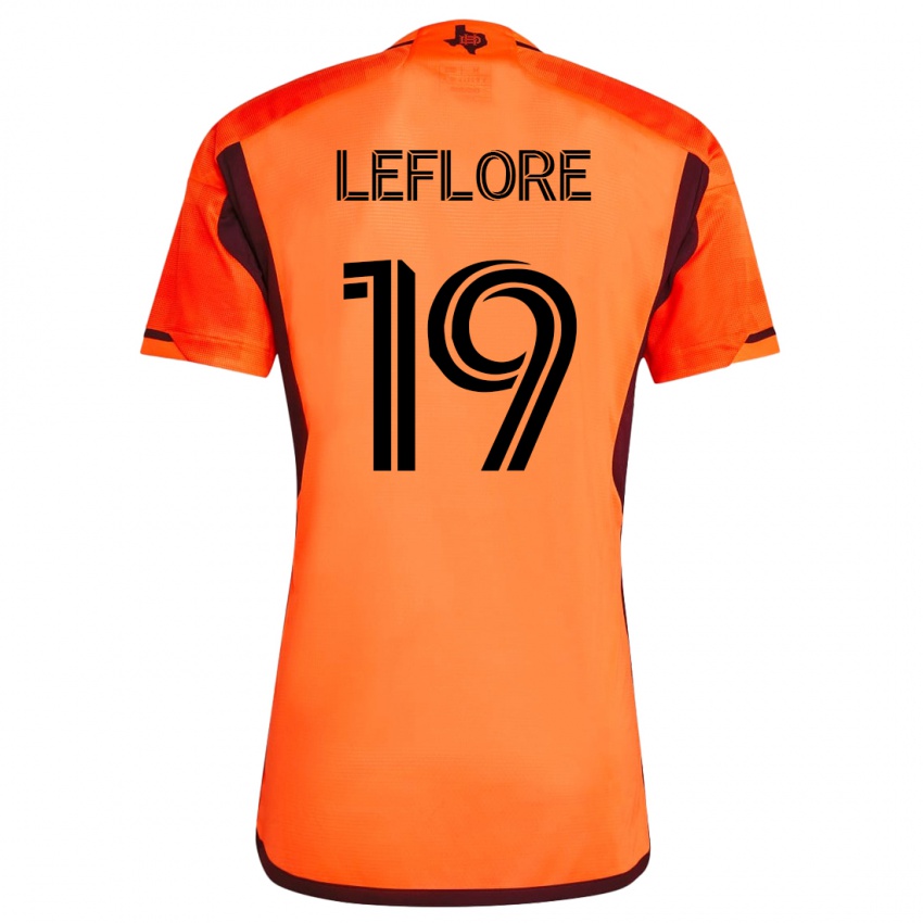Niño Camiseta Isaiah Leflore #19 Naranja 1ª Equipación 2023/24 La Camisa Chile