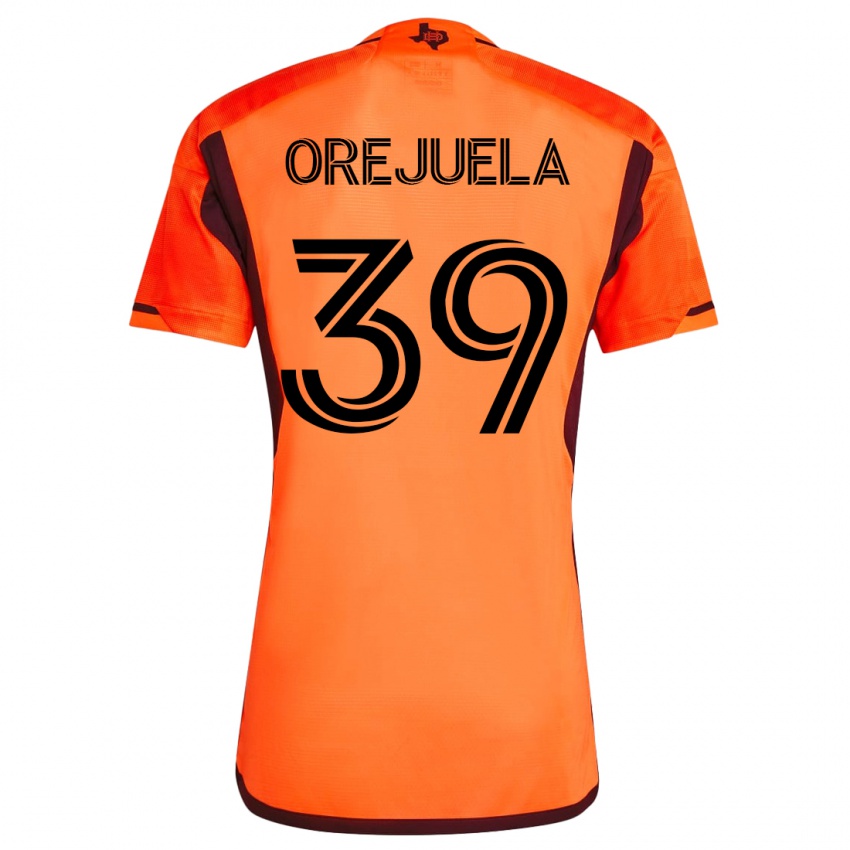 Niño Camiseta Jesus Orejuela #39 Naranja 1ª Equipación 2023/24 La Camisa Chile