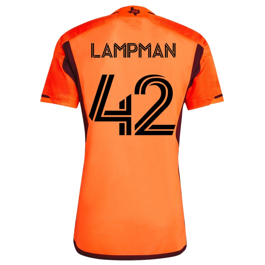 Niño Camiseta Tate Lampman #42 Naranja 1ª Equipación 2023/24 La Camisa Chile