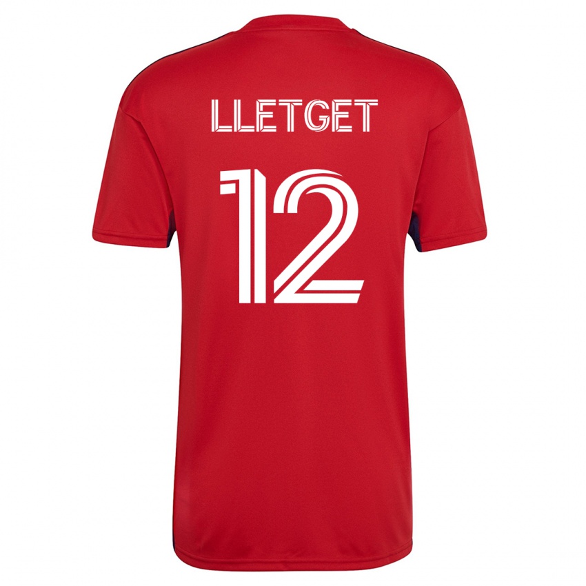 Niño Camiseta Sebastian Lletget #12 Rojo 1ª Equipación 2023/24 La Camisa Chile