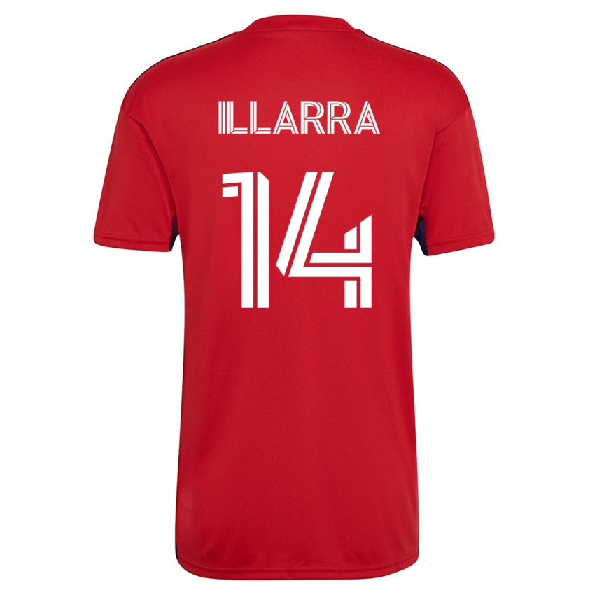 Niño Camiseta Asier Illarramendi #14 Rojo 1ª Equipación 2023/24 La Camisa Chile