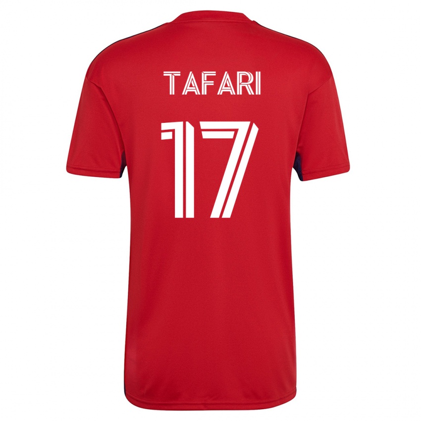 Niño Camiseta Nkosi Tafari #17 Rojo 1ª Equipación 2023/24 La Camisa Chile