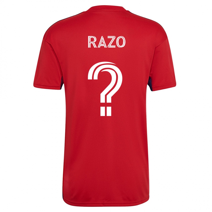 Niño Camiseta Edgar Razo #0 Rojo 1ª Equipación 2023/24 La Camisa Chile