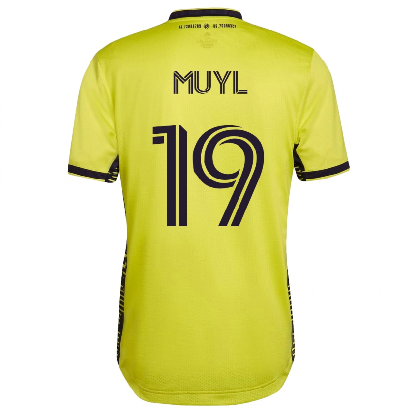 Niño Camiseta Alex Muyl #19 Amarillo 1ª Equipación 2023/24 La Camisa Chile