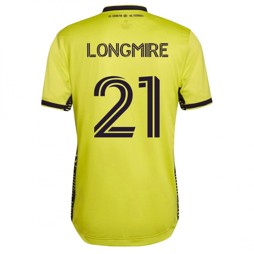 Niño Camiseta Ahmed Longmire #21 Amarillo 1ª Equipación 2023/24 La Camisa Chile