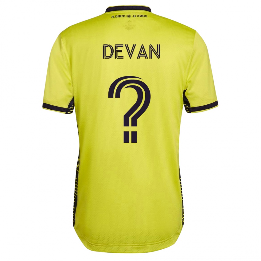 Niño Camiseta Liam Devan #0 Amarillo 1ª Equipación 2023/24 La Camisa Chile