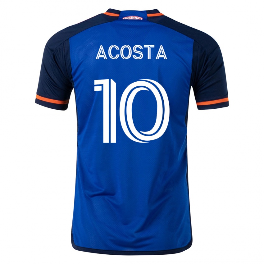 Niño Camiseta Luciano Acosta #10 Azul 1ª Equipación 2023/24 La Camisa Chile