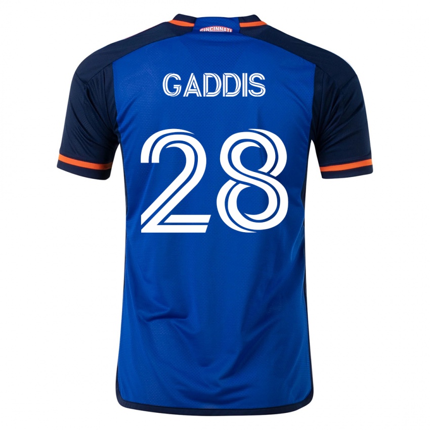 Niño Camiseta Raymon Gaddis #28 Azul 1ª Equipación 2023/24 La Camisa Chile