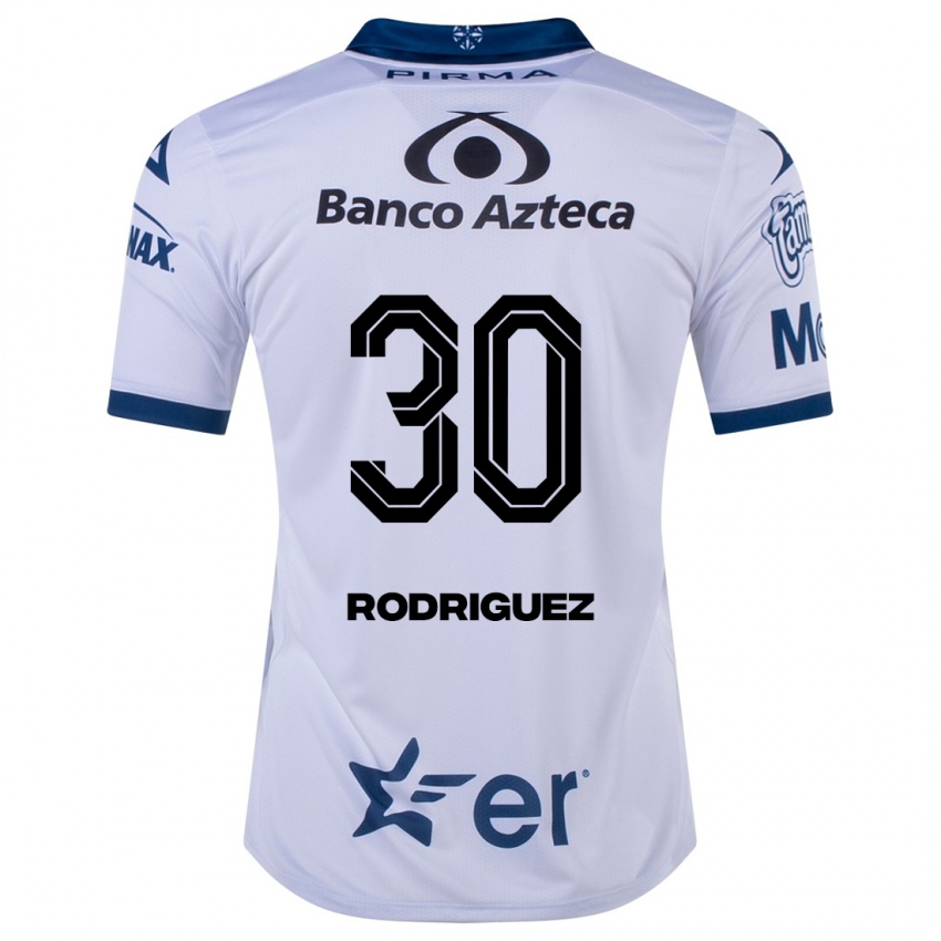 Niño Camiseta Jesús Rodríguez #30 Blanco 1ª Equipación 2023/24 La Camisa Chile