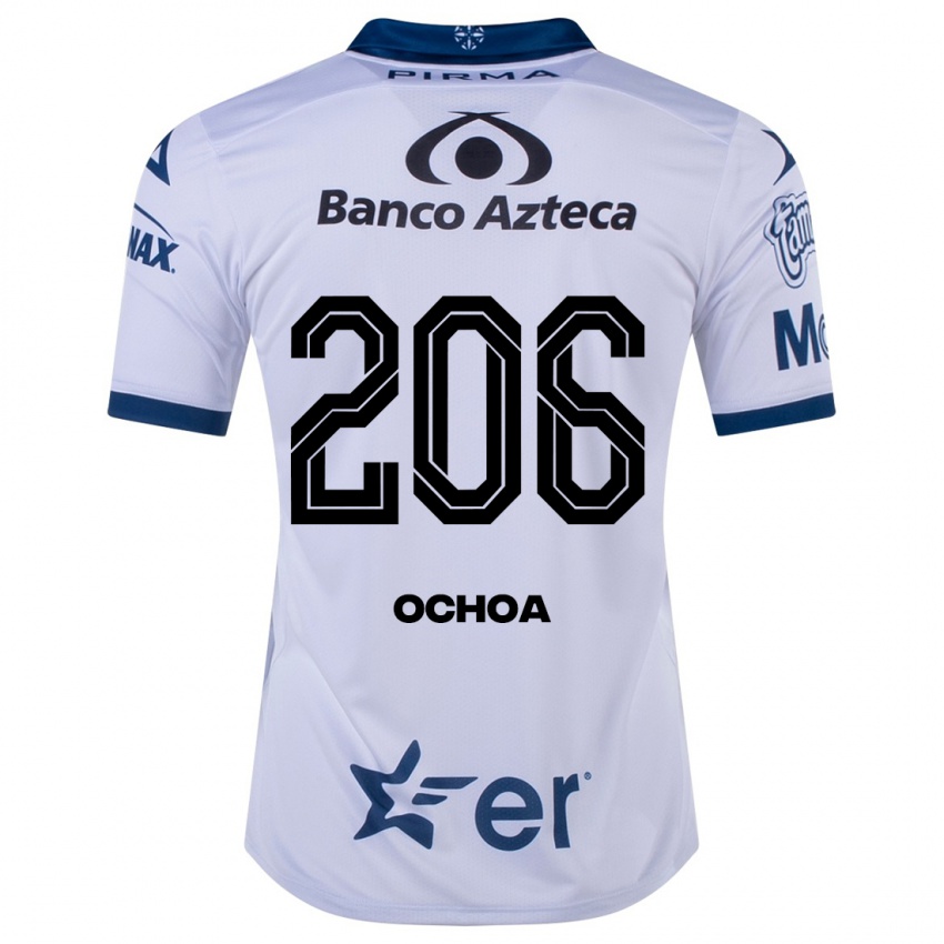 Niño Camiseta Barúc Ochoa #206 Blanco 1ª Equipación 2023/24 La Camisa Chile