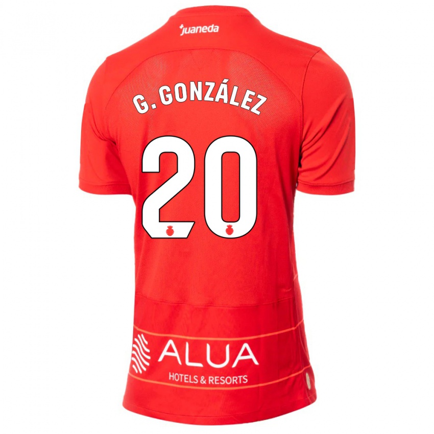Niño Camiseta Giovanni González #20 Rojo 1ª Equipación 2023/24 La Camisa Chile