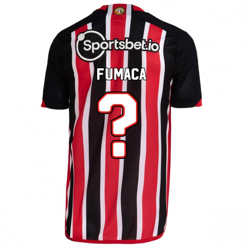 Niño Camiseta Guilherme Fumaça #0 Azul Rojo 2ª Equipación 2023/24 La Camisa Chile