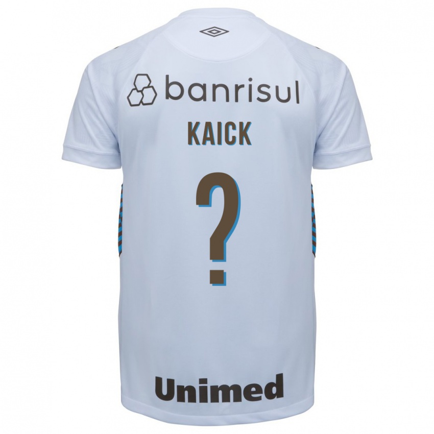 Niño Camiseta Kaick #0 Blanco 2ª Equipación 2023/24 La Camisa Chile