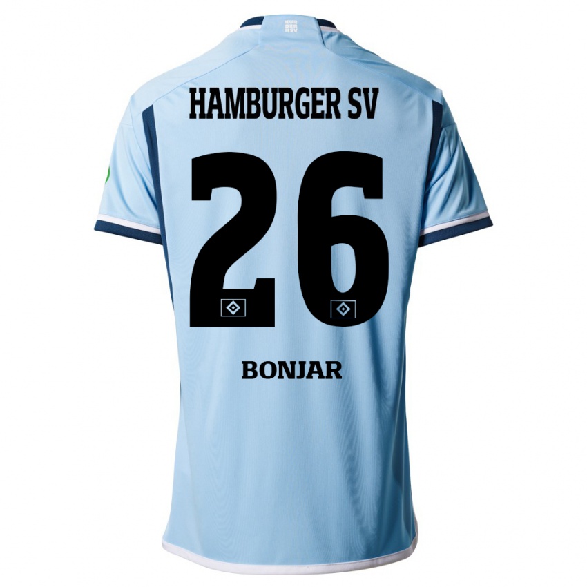 Niño Camiseta Amir Bonjar #26 Azul 2ª Equipación 2023/24 La Camisa Chile