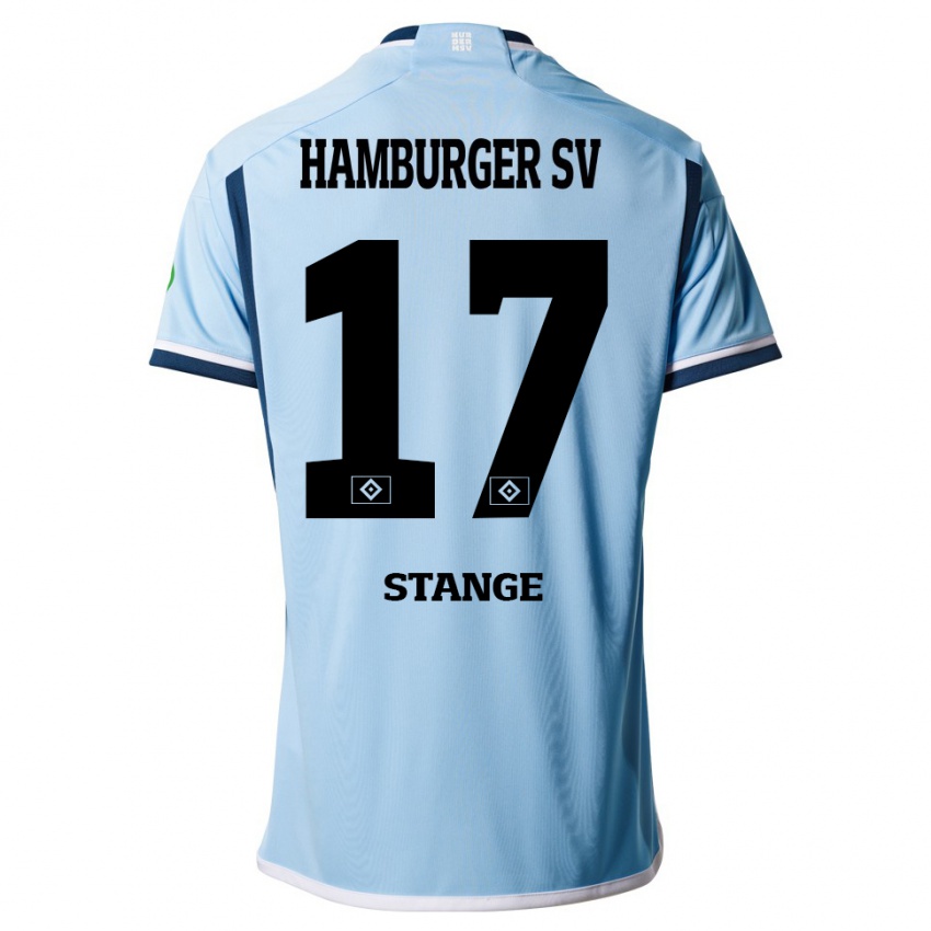 Niño Camiseta Otto Stange #17 Azul 2ª Equipación 2023/24 La Camisa Chile