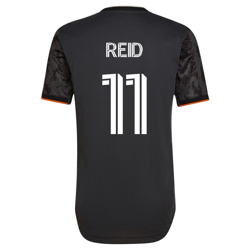 Niño Camiseta Isaiah Reid #11 Negro 2ª Equipación 2023/24 La Camisa Chile