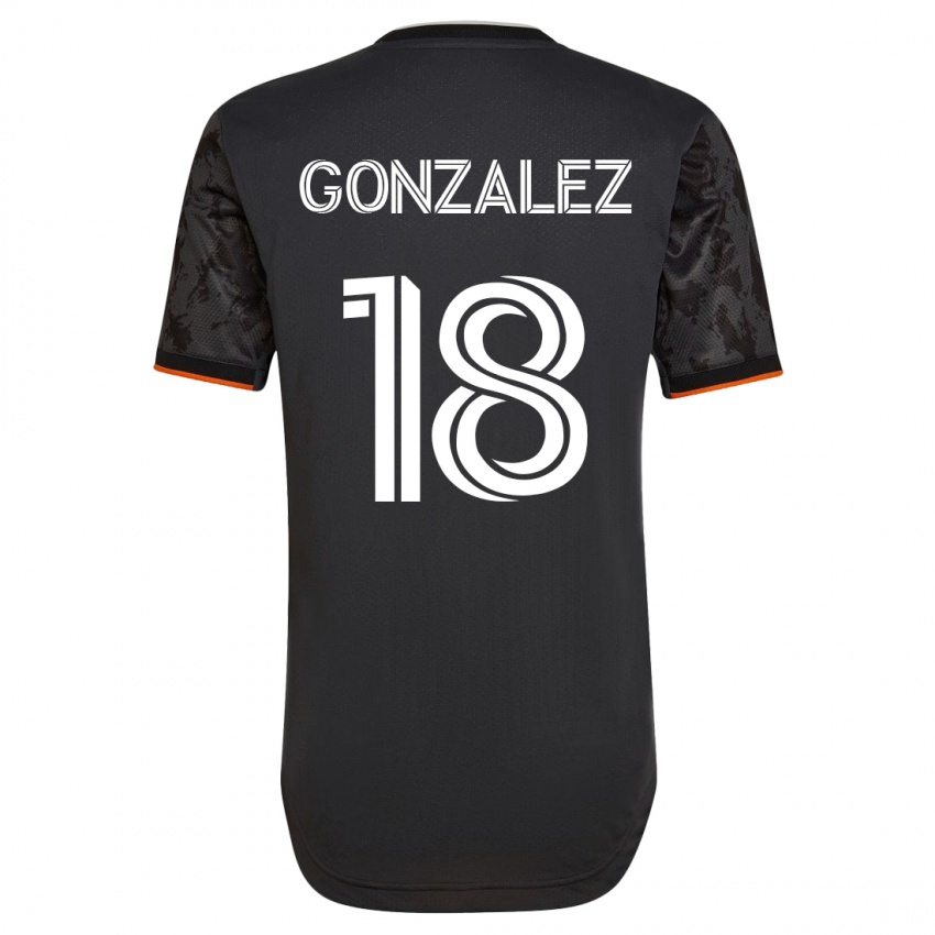 Niño Camiseta Diego Gonzalez #18 Negro 2ª Equipación 2023/24 La Camisa Chile