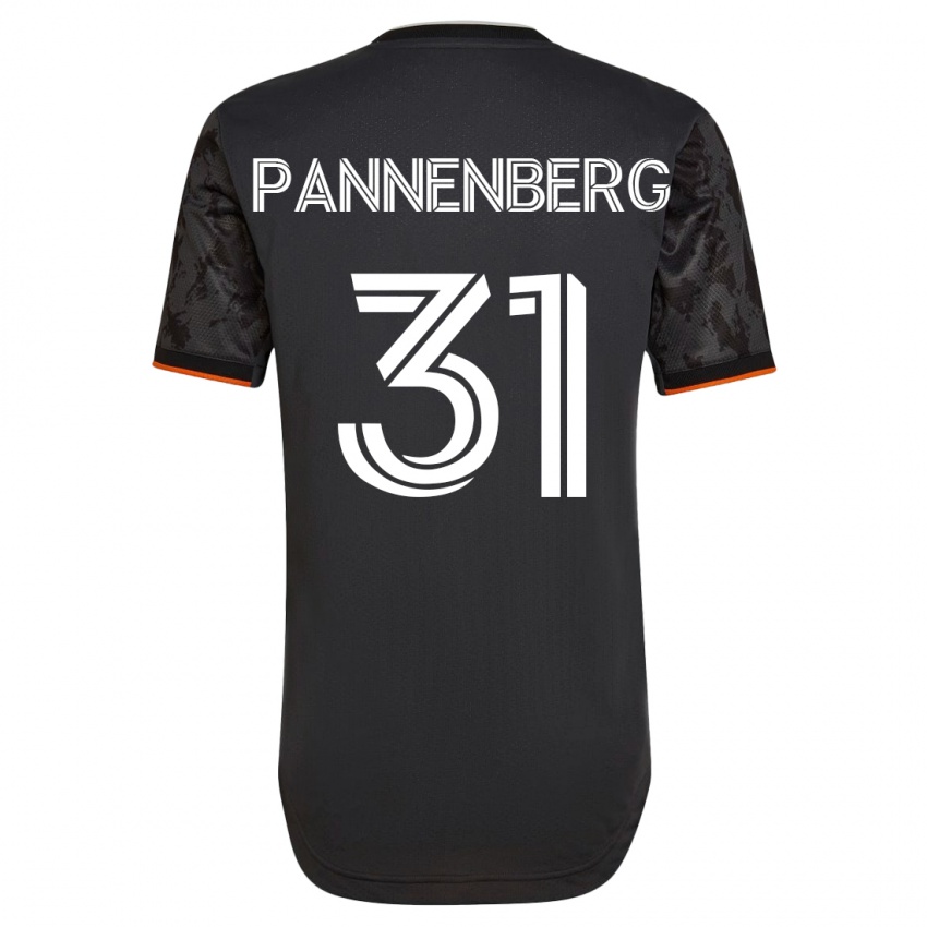 Niño Camiseta Andrew Pannenberg #31 Negro 2ª Equipación 2023/24 La Camisa Chile