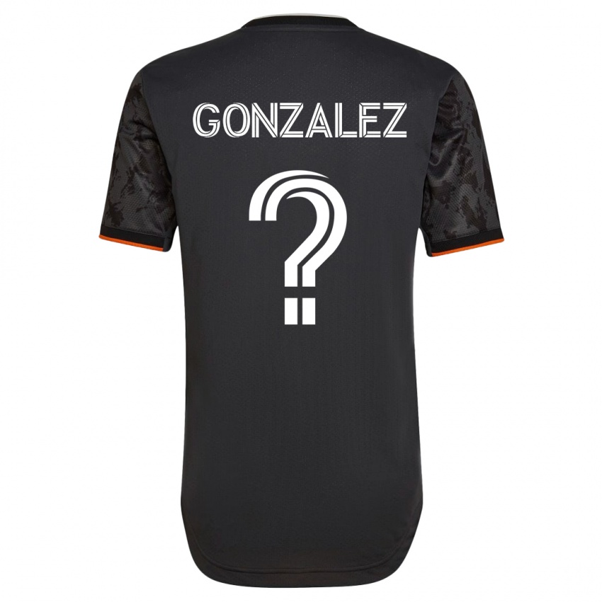 Niño Camiseta Axel Gonzalez #0 Negro 2ª Equipación 2023/24 La Camisa Chile