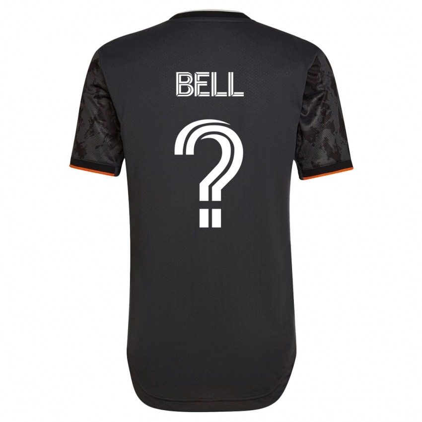 Niño Camiseta Jahmani Bell #0 Negro 2ª Equipación 2023/24 La Camisa Chile