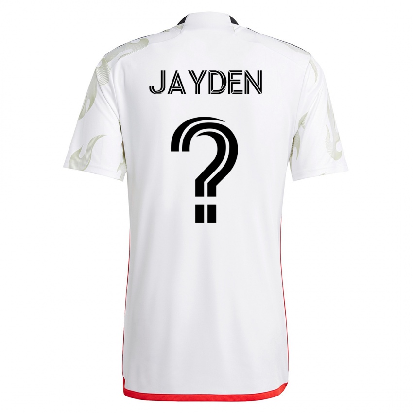 Niño Camiseta Rus Jayden #0 Blanco 2ª Equipación 2023/24 La Camisa Chile