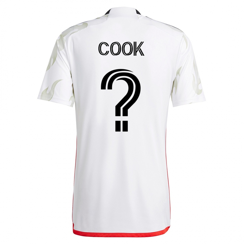 Niño Camiseta Christopher Cook #0 Blanco 2ª Equipación 2023/24 La Camisa Chile